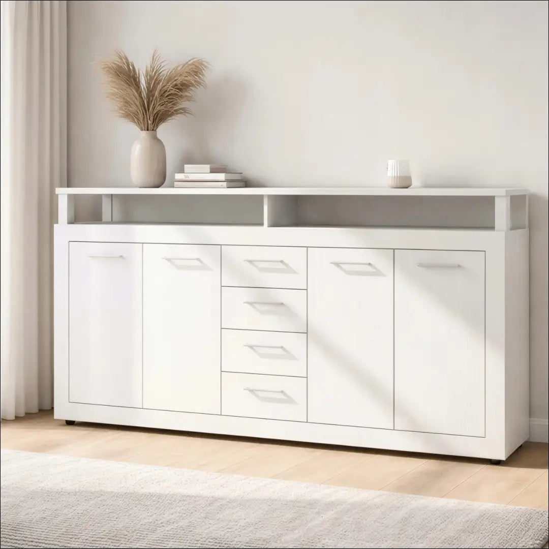 Komoda baltos spalvos 190 cm TE1190 - €243 Save 15% __label:Pristatymas 5-14 d.d., elite, Komody, over-200, uzsakomi