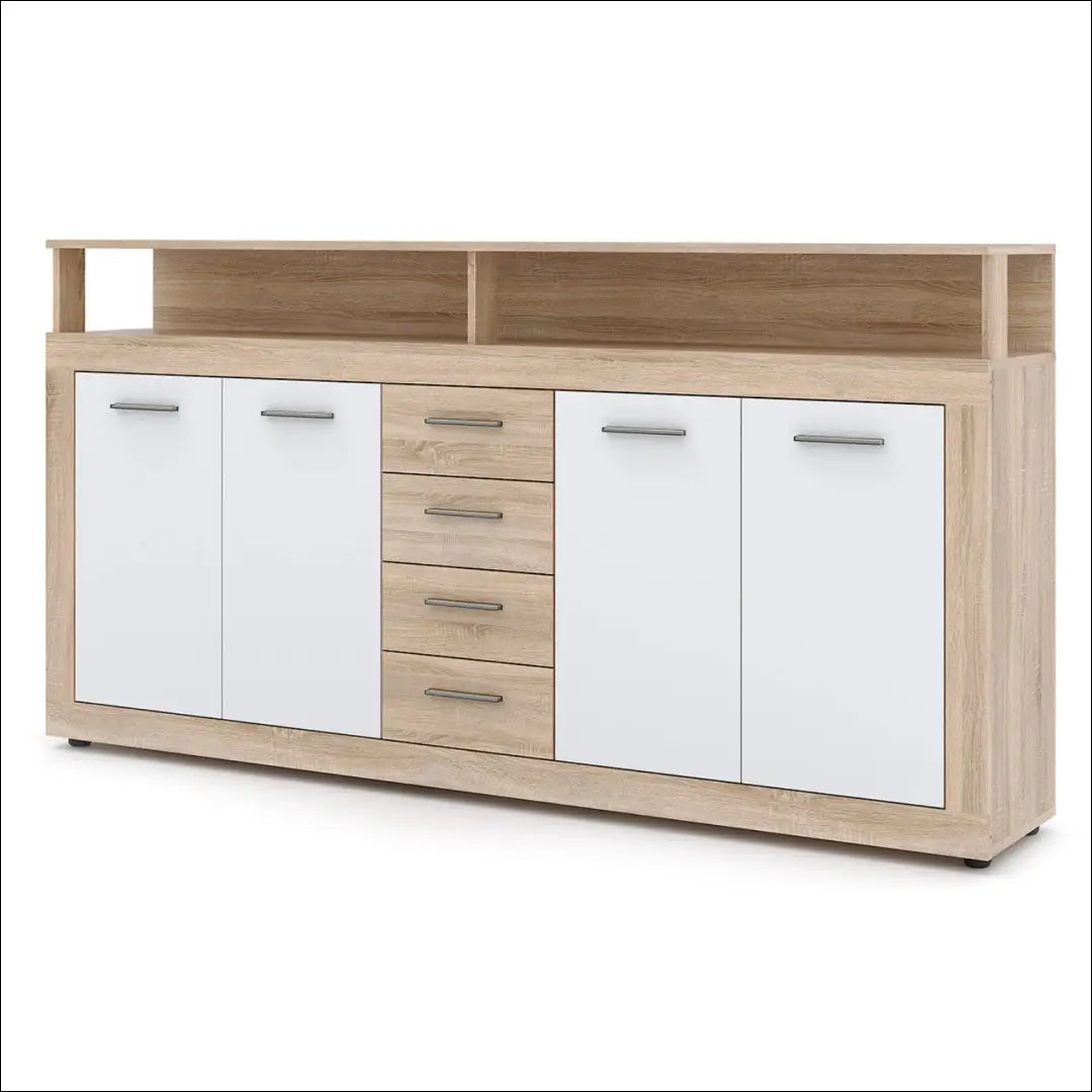 Komoda baltos spalvos / ąžuolo 190 cm TE1159 - €243 Save 15% __label:Pristatymas 5-14 d.d., elite, Komody, over-200,