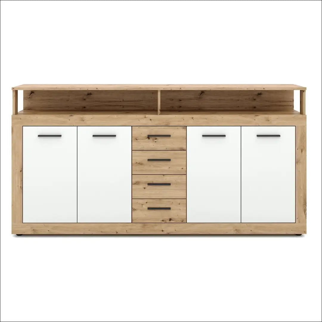 Komoda baltos spalvos / ąžuolo 190 cm TE1195 - €243 Save 15% __label:Pristatymas 5-14 d.d., elite, Komody, over-200,