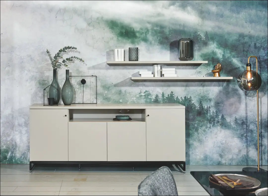 Komoda “Hülsta” SI1215 - €957 Save 65% __label:Pristatymas 1-2 d.d., color-balta, color-juoda, color-pilka, komodos