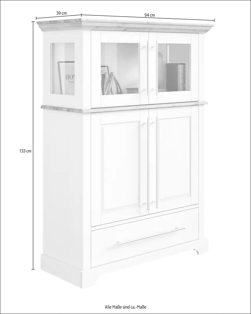 Komoda/Indauja SI2303 - €270 Save 50% __label:Pristatymas 1-2 d.d., color-balta, color-ruda, indaujos, komodos Virš