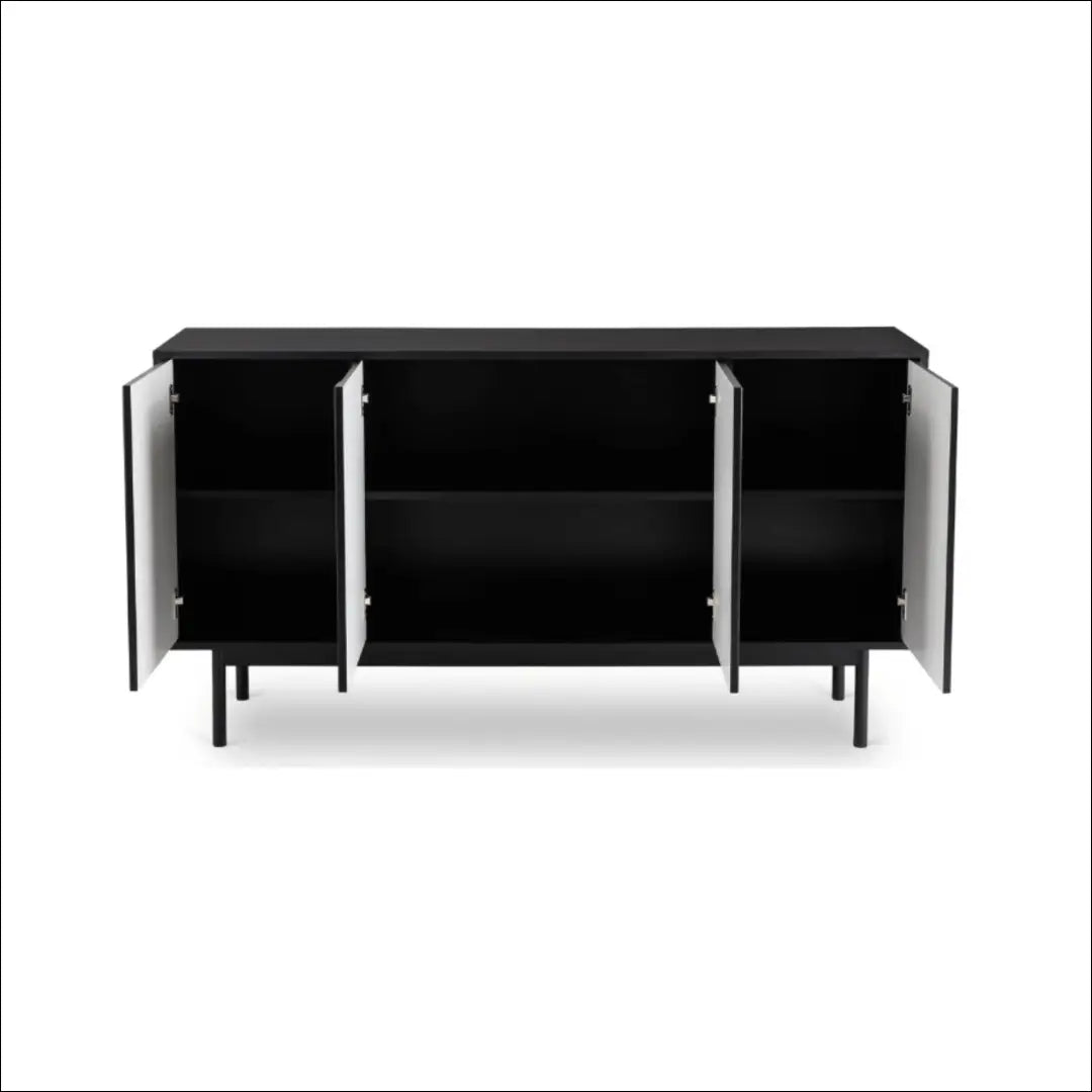 Komoda juodos spalvos 155 cm TE783 - €354 Save 15% __label:Pristatymas 5-14 d.d., elite, Meble skrzyniowe, over-200,