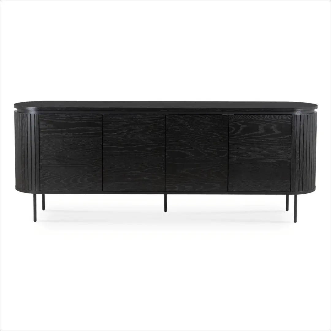 Komoda juodos spalvos 200 cm TE672 - €552 Save 15% __label:Pristatymas 5-14 d.d., elite, over-200, uzsakomi, uzsakomi