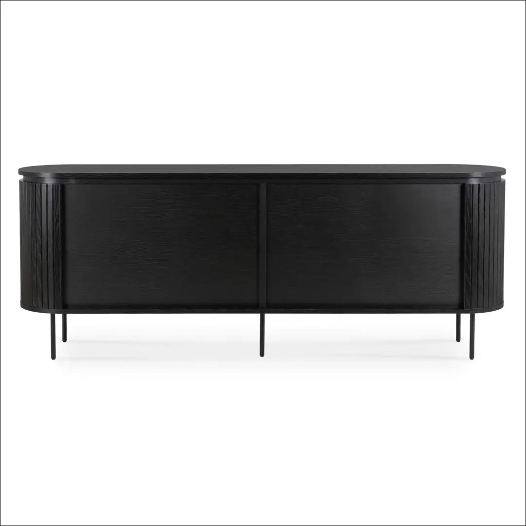 Komoda juodos spalvos 200 cm TE672 - €552 Save 15% __label:Pristatymas 5-14 d.d., elite, over-200, uzsakomi, uzsakomi