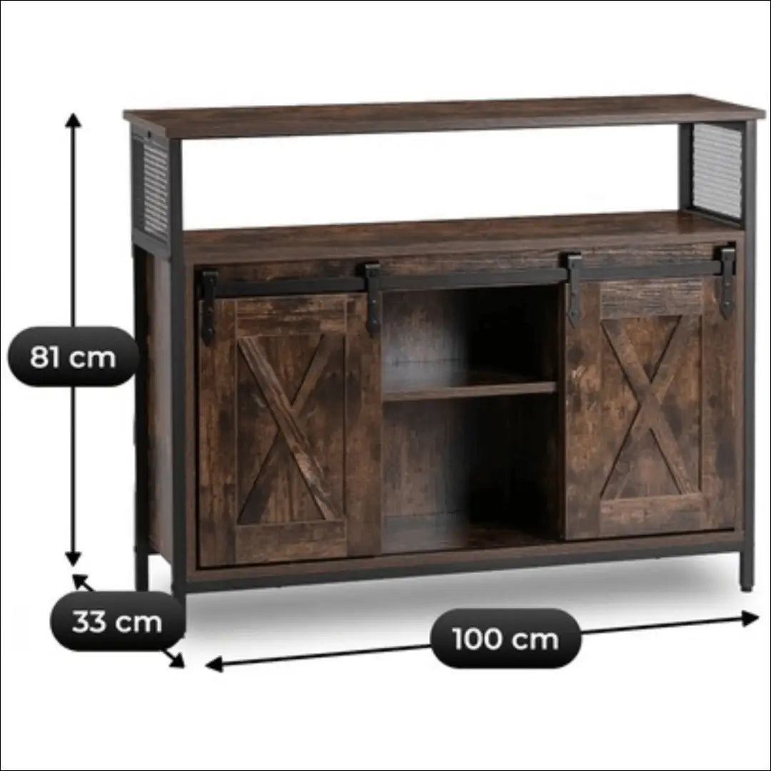 Komoda juodos spalvos / ąžuolo 100 cm TE1103 - €137 Save 15% 100-200, __label:Pristatymas 5-14 d.d., elite, uzsakomi,