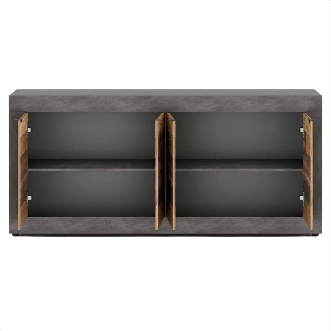 Komoda juodos spalvos / ąžuolo 180 cm TE1164 - €174 Save 15% 100-200, __label:Pristatymas 5-14 d.d., elite, uzsakomi,
