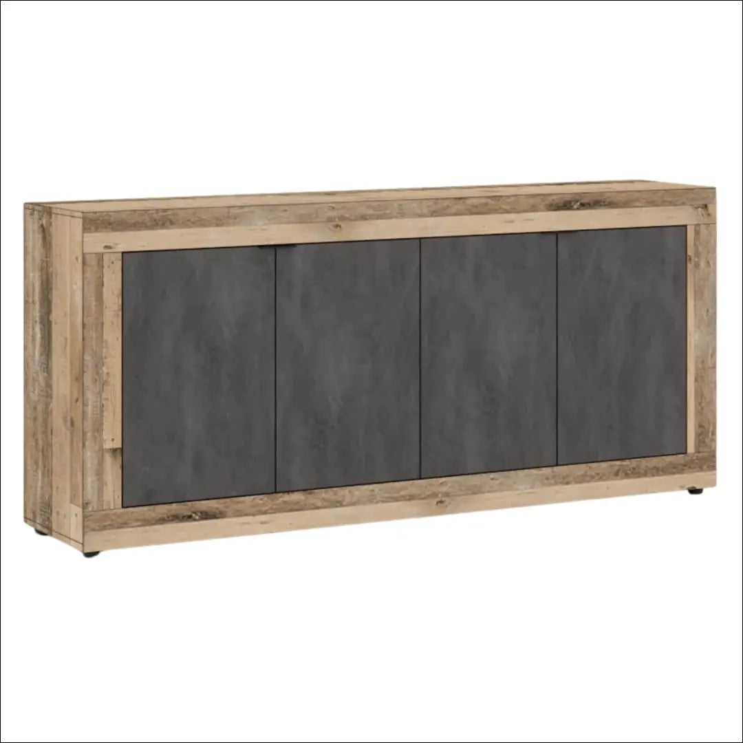 Komoda juodos spalvos / ąžuolo 180 cm TE1165 - €174 Save 15% 100-200, __label:Pristatymas 5-14 d.d., elite, uzsakomi,