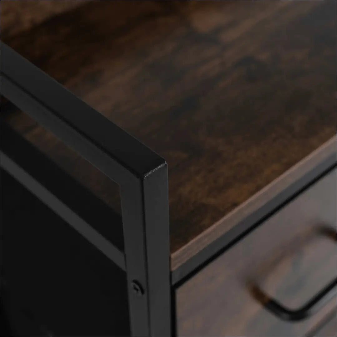 Komoda SI2224 - €110 Save 10% 100-200, __label:Pristatymas 1-2 d.d., color-juoda, color-ruda, komodos €100 to €200