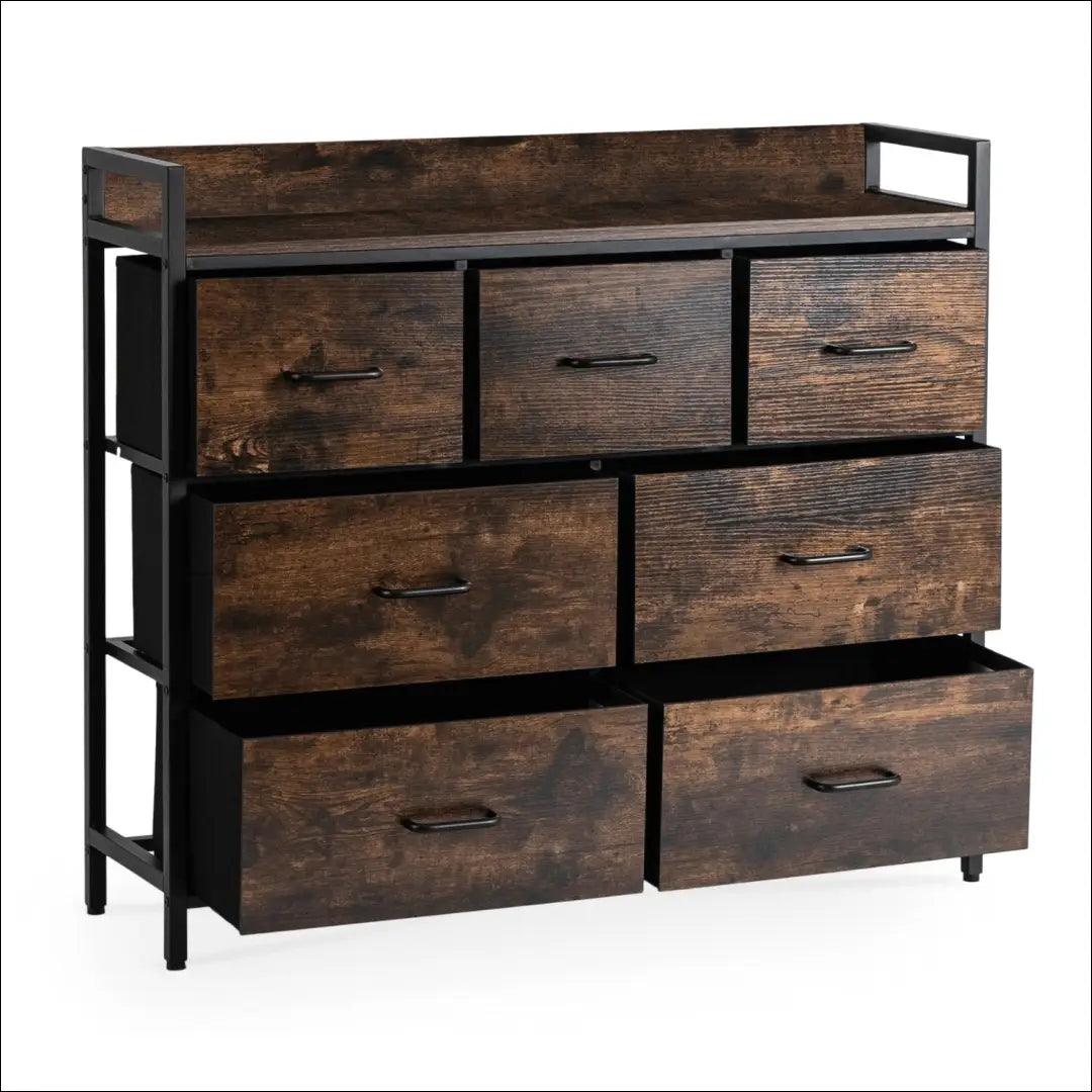 Komoda SI2224 - €110 Save 10% 100-200, __label:Pristatymas 1-2 d.d., color-juoda, color-ruda, komodos €100 to €200