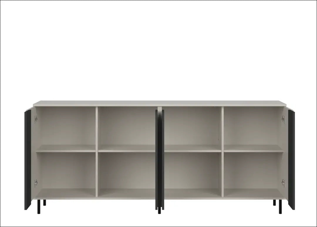 Komoda kašmyro/grafito spalvos su 4 durelėmis KM009 - €242 Save 15% __label:Pristatymas 5-14 d.d., over-200, uzsakomi