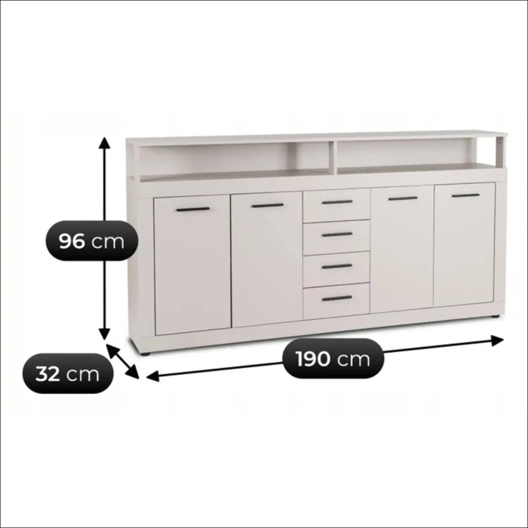 Komoda SI2210 - €262 Save 10% __label:Pristatymas 1-2 d.d., biuro-baldai, color-smelio, komodos, materia-MDF Virš €200