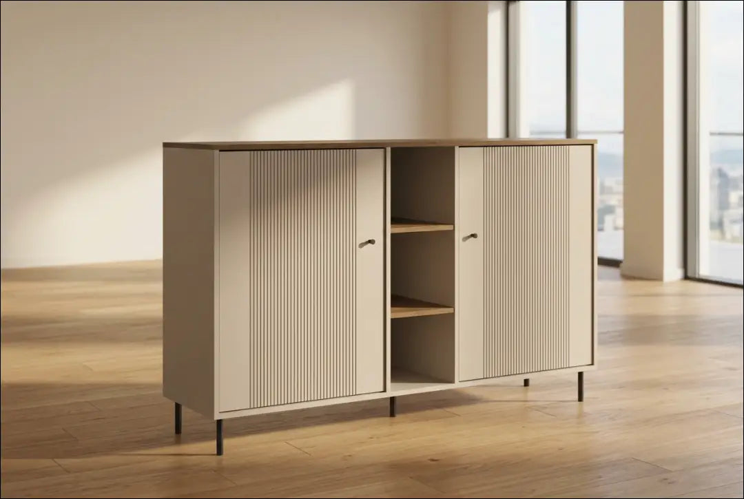 Komoda kašmyro spalvos su 2 durelėmis KM003 - €242 Save 15% __label:Pristatymas 5-14 d.d., over-200, uzsakomi komodos