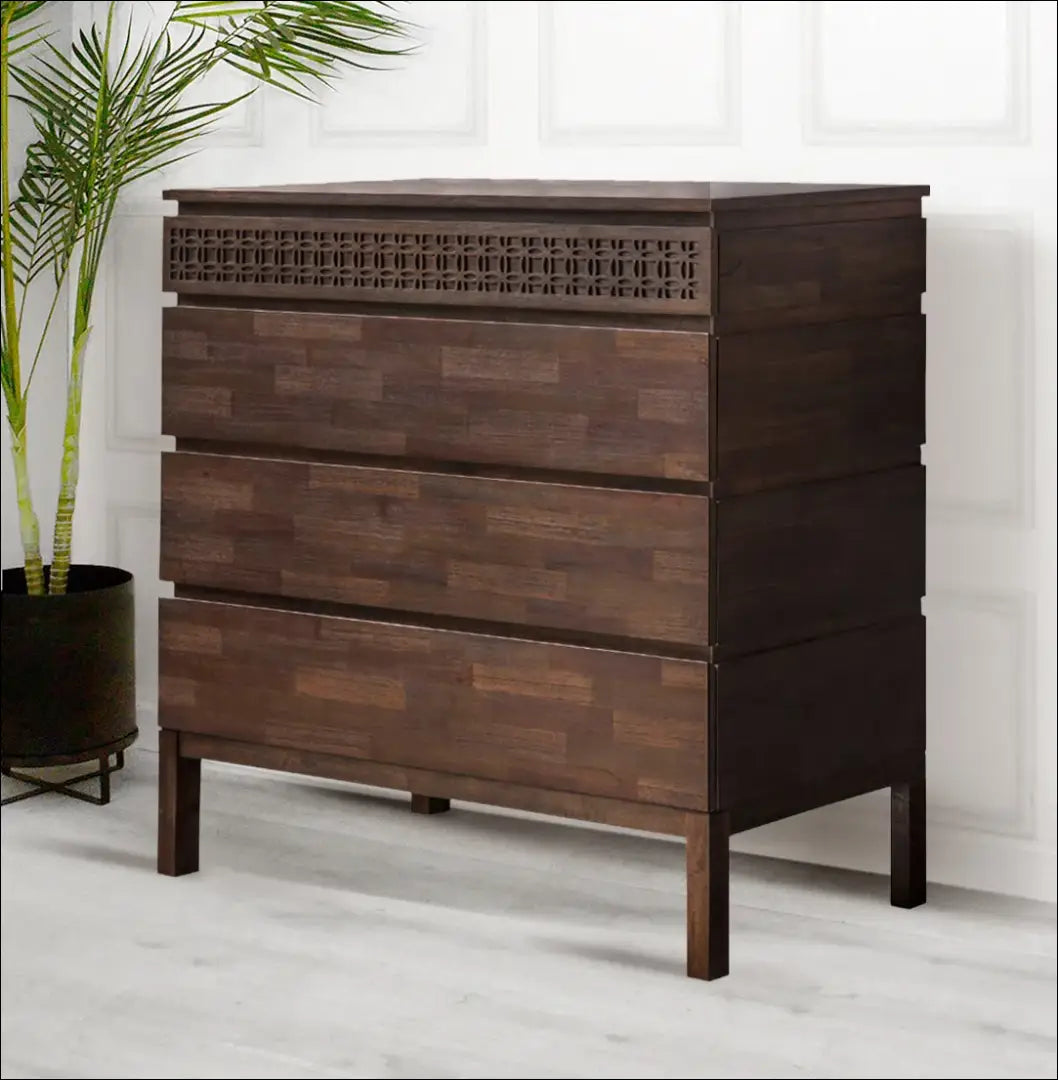 Komoda SI1506 - €304 Save 60% __label:Pristatymas 1-2 d.d., color-ruda, komodos, material-medzio-masyvas, miegamojo