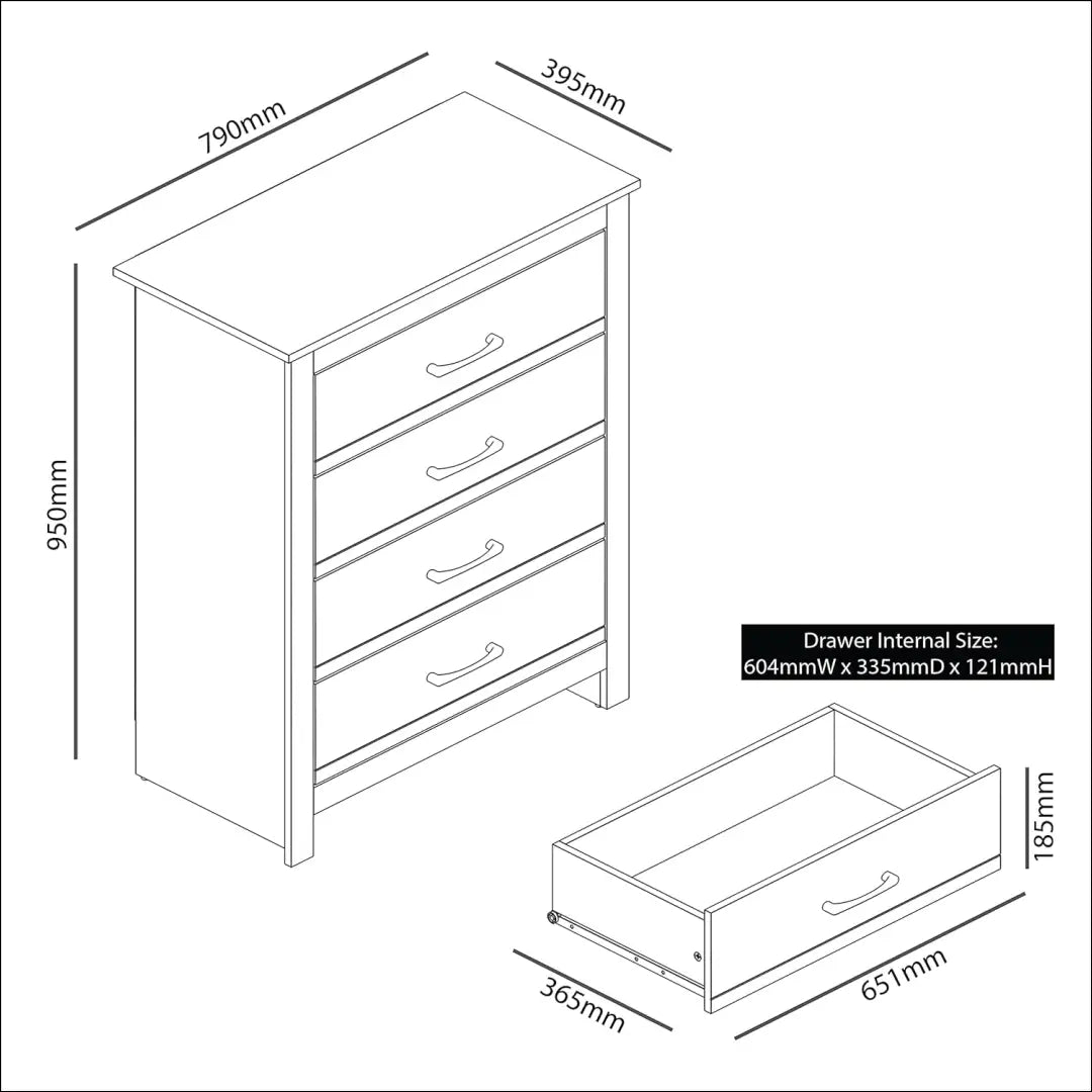 Komoda SI1876 - €84 Save 50% 50-100, __label:Pristatymas 1-2 d.d., color-balta, komodos, material-mediena €50 to €100