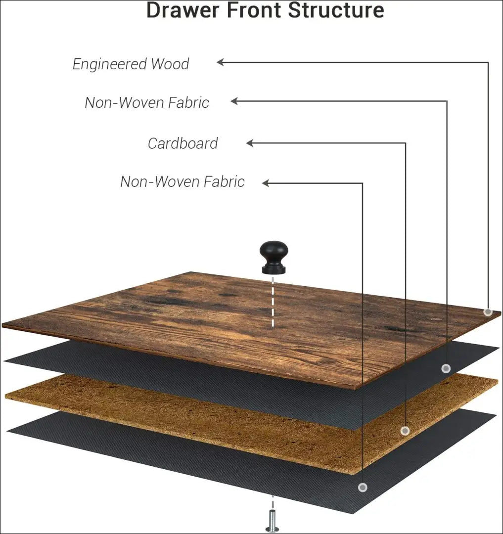 Komoda SI1970 - €135 Save 50% 100-200, __label:Pristatymas 1-2 d.d., color-juoda, color-ruda, komodos €100 to €200