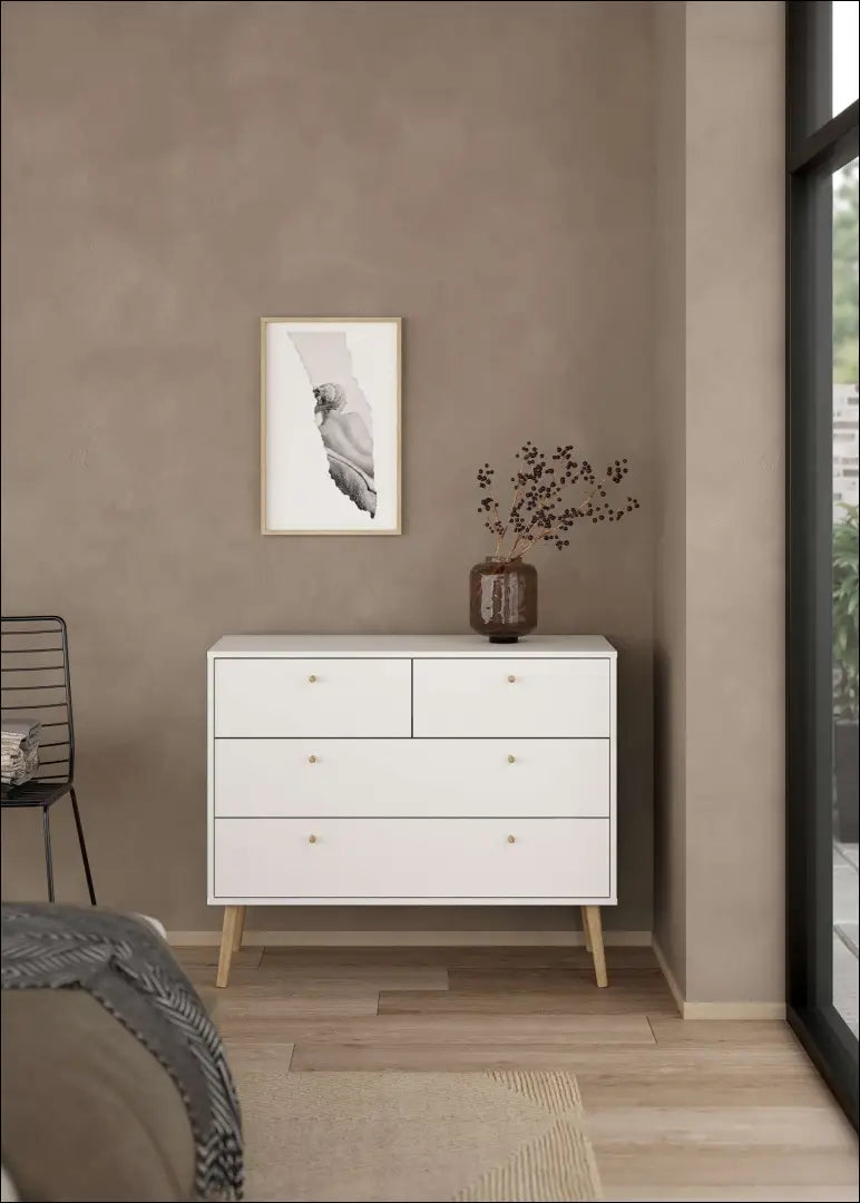 Komoda SI2021 - €90 Save 55% 50-100, __label:Pristatymas 1-2 d.d., color-balta, color-ruda, material-mediena €50