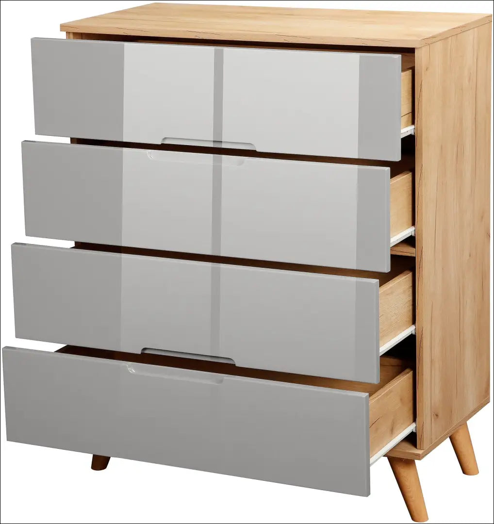 Komoda SI2243 - €95 Save 50% 50-100, __label:Pristatymas 1-2 d.d., biuro-baldai, color-pilka, color-ruda €50 to €100