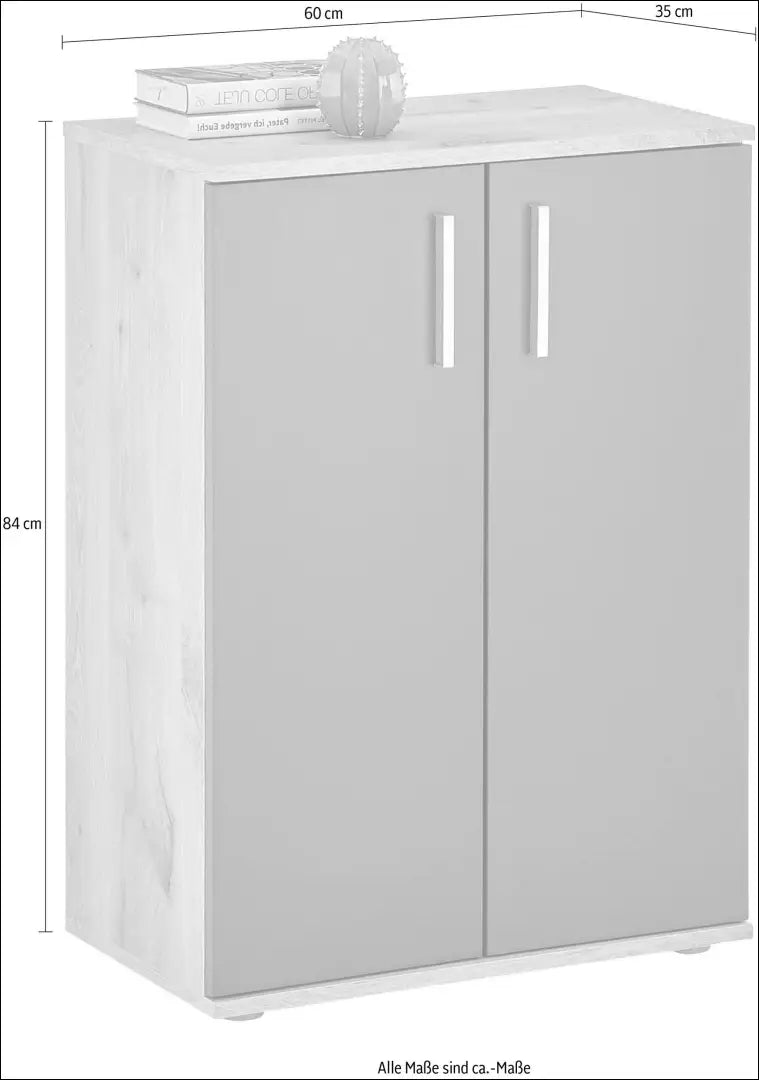 Komoda SI2086 - €55 Save 50% 50-100, __label:Pristatymas 1-2 d.d., color-pilka, color-ruda, komodos €50 to €100 Buffets