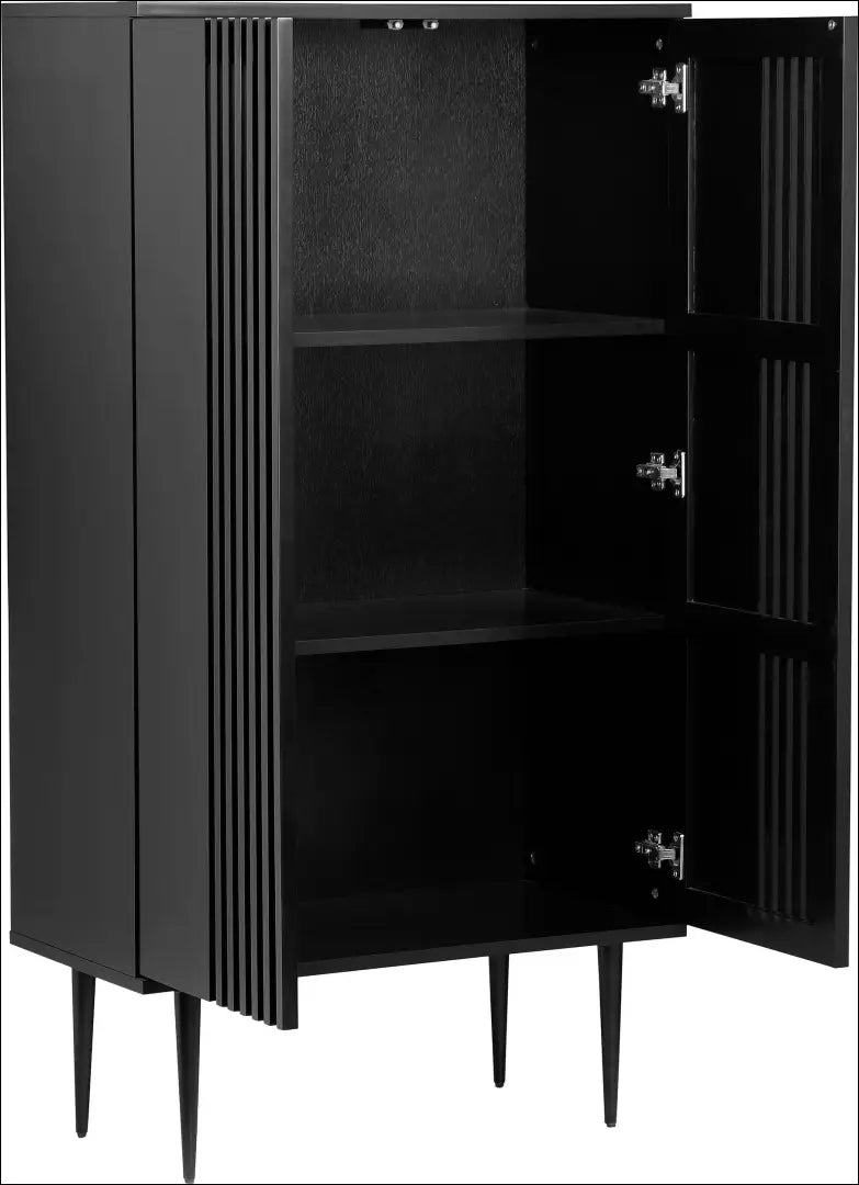 Komoda SI2105 - €290 Save 50% __label:Pristatymas 1-2 d.d., color-juoda, indaujos, komodos, material-mdf Virš €200