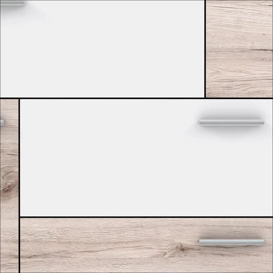 Komoda SI2111 - €119 Save 50% 100-200, __label:Pristatymas 1-2 d.d., biuro-baldai, color-balta, color-ruda €100 to €200