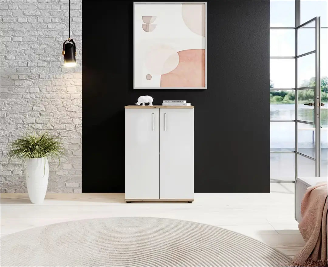 Komoda SI2141 - €59 Save 50% 50-100, __label:Pristatymas 1-2 d.d., batu-lentyna, batu-spintele, color-balta €50 to €100