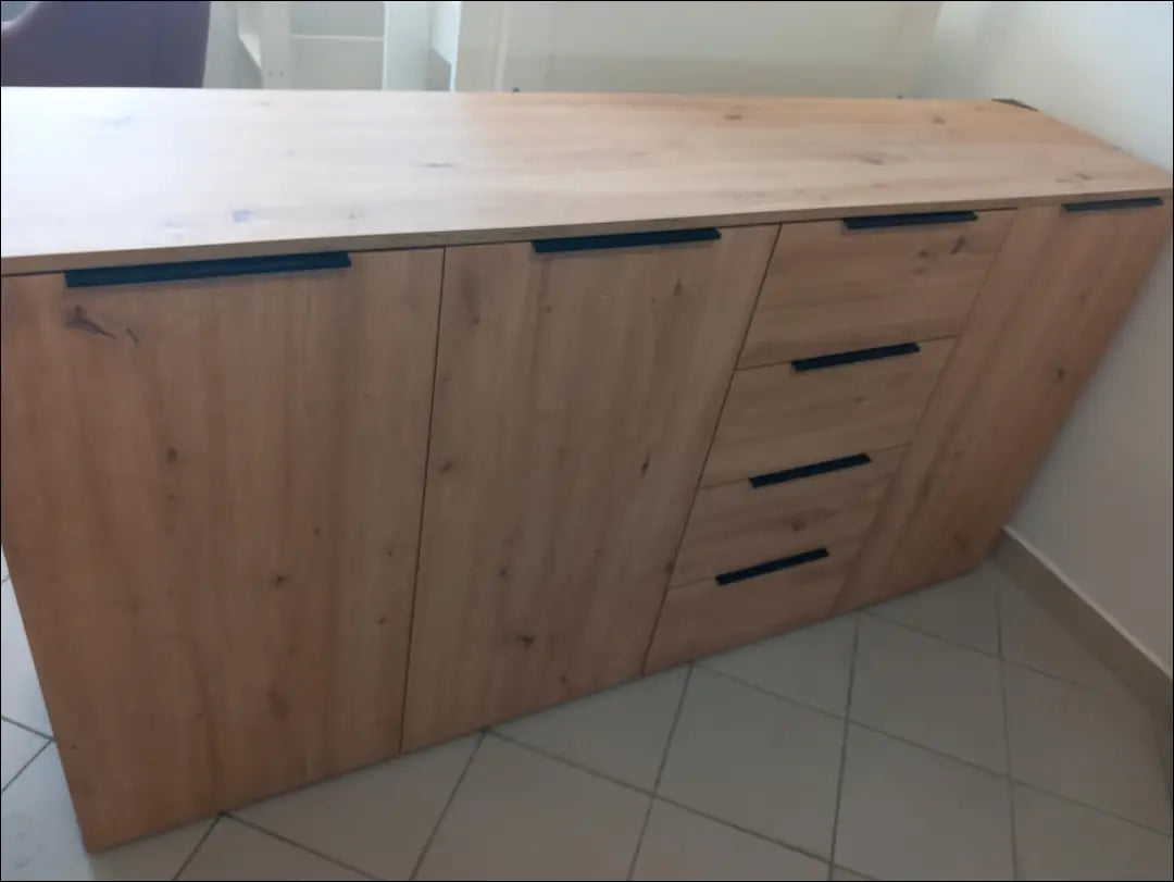 Komoda SI2182 - €235 Save 50% __label:Pristatymas 1-2 d.d., biuro-baldai, color-ruda, komodos, material-mediena Virš