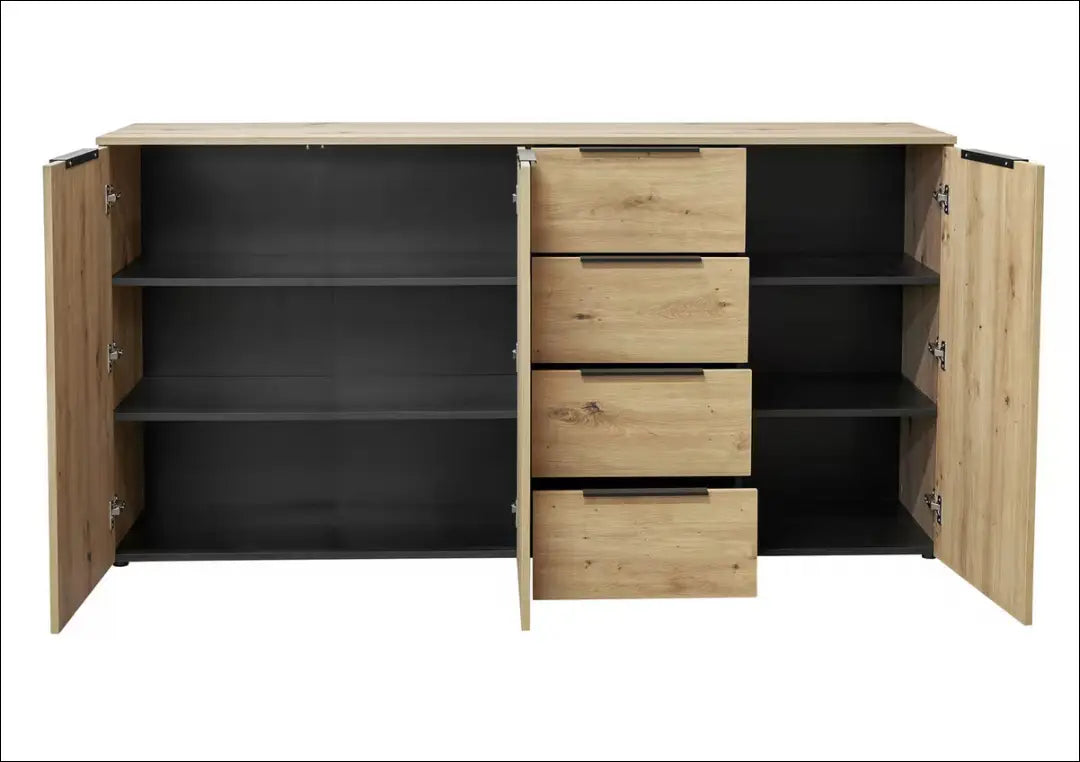 Komoda SI2182 - €235 Save 50% __label:Pristatymas 1-2 d.d., biuro-baldai, color-ruda, komodos, material-mediena Virš