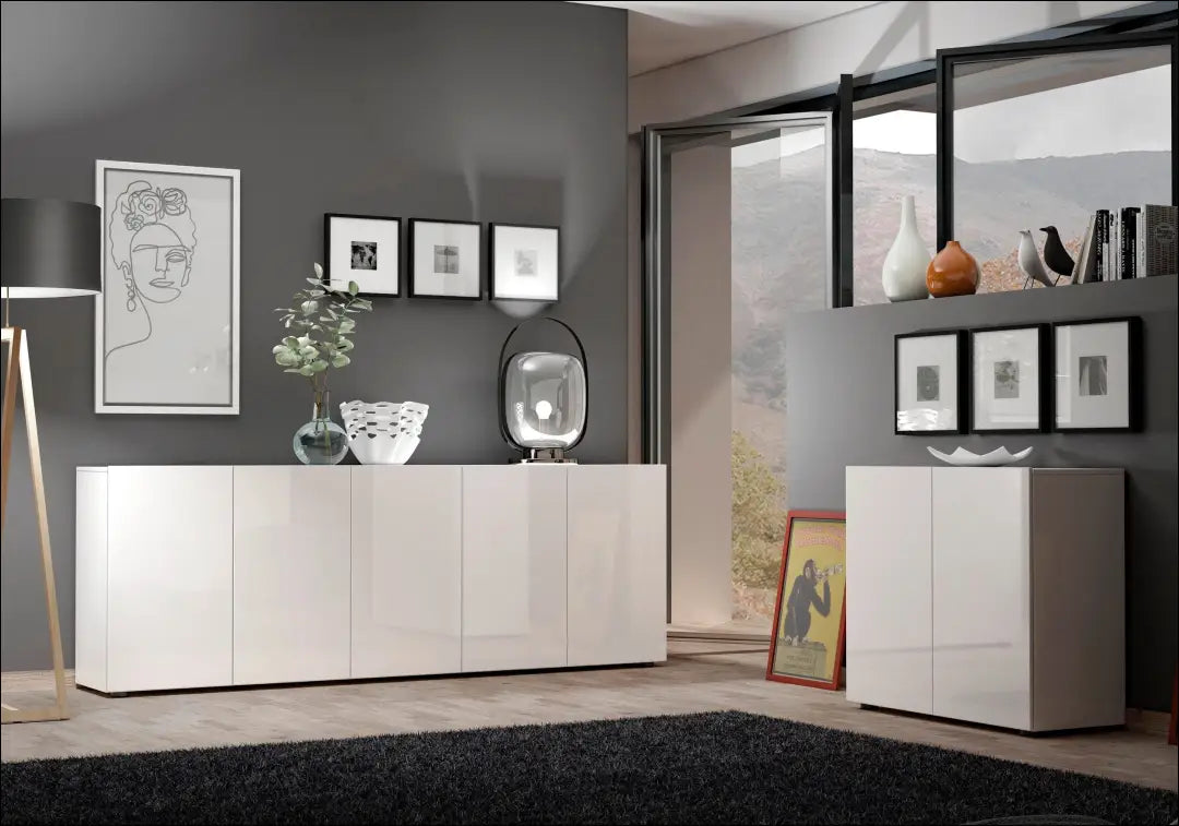 Komoda SI2188 - €220 Save 50% __label:Pristatymas 1-2 d.d., color-balta, komodos, material-mediena, miegamojo Virš €200