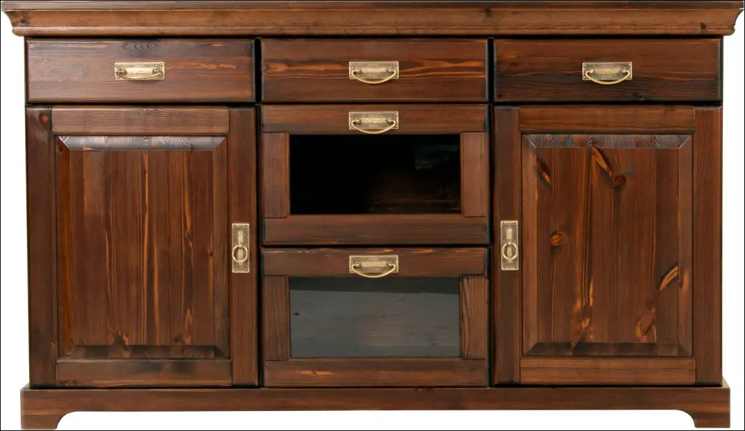 Komoda SI2246 - €345 Save 50% __label:Pristatymas 1-2 d.d., color-ruda, komodos, material-medzio-masyvas,