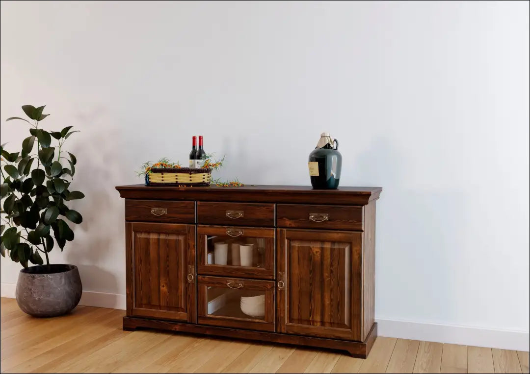 Komoda SI2246 - €345 Save 50% __label:Pristatymas 1-2 d.d., color-ruda, komodos, material-medzio-masyvas,