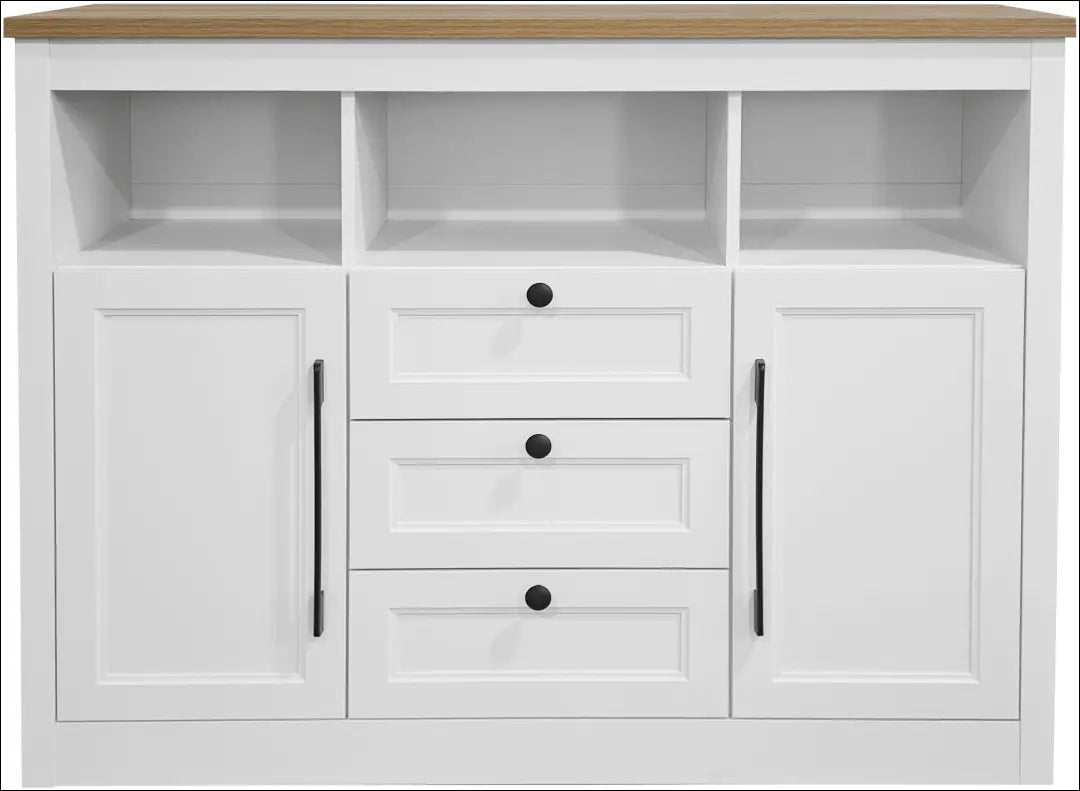 Komoda SI2253 - €215 Save 50% __label:Pristatymas 1-2 d.d., color-balta, color-ruda, komodos, material-mdf Virš €200