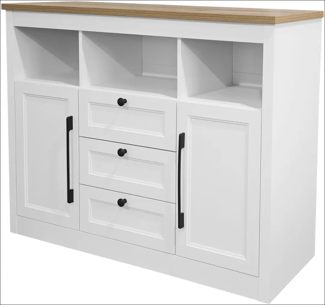 Komoda SI2253 - €215 Save 50% __label:Pristatymas 1-2 d.d., color-balta, color-ruda, komodos, material-mdf Virš €200
