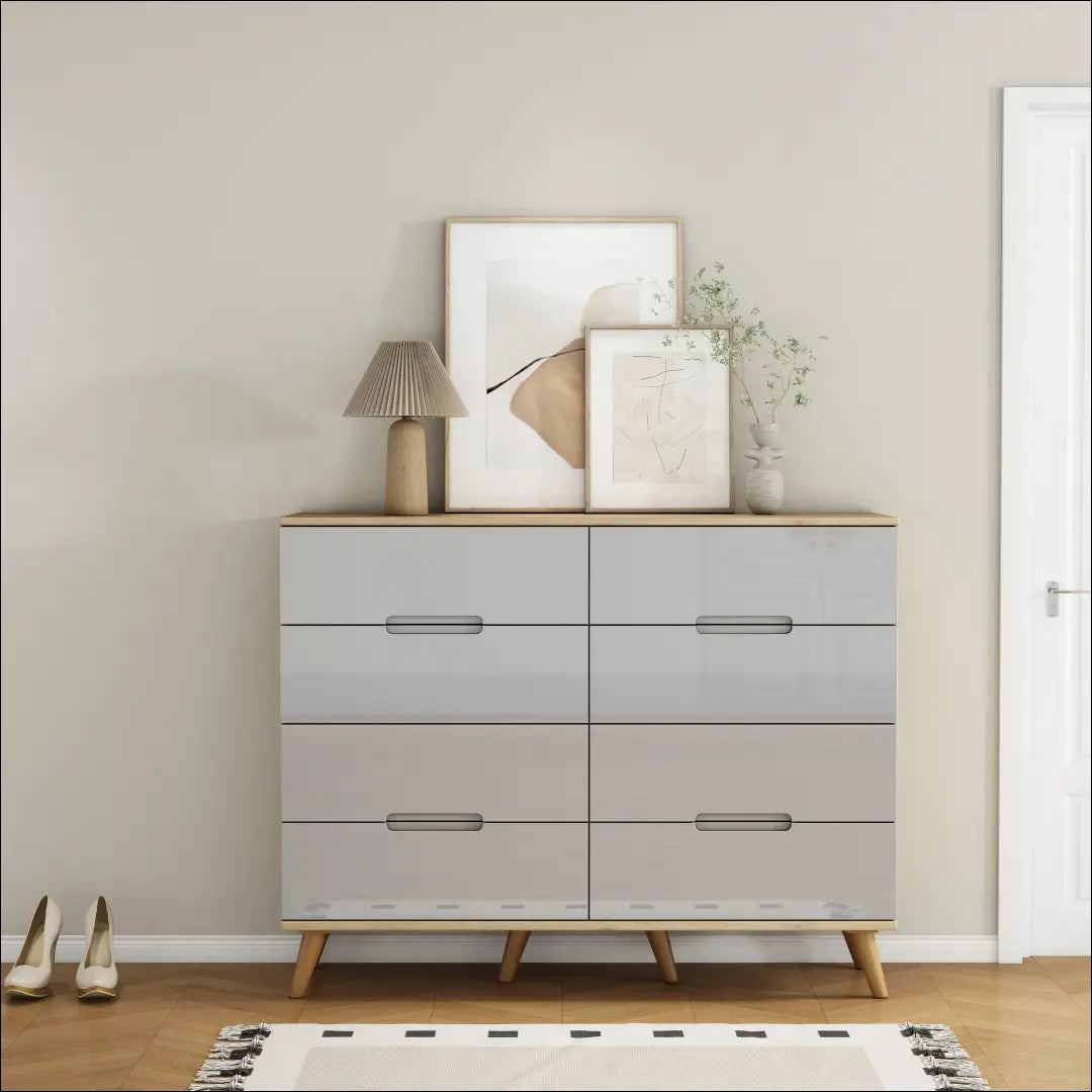 Komoda SI2261 - €240 Save 50% __label:Pristatymas 1-2 d.d., color-pilka, color-ruda, komodos, material-mdf Virš €200