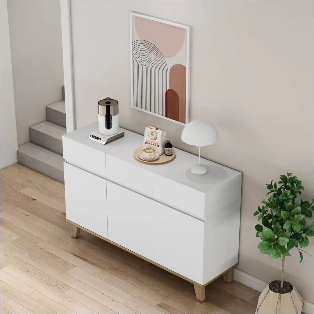 Komoda SI2264 - €210 Save 50% __label:Pristatymas 1-2 d.d., color-balta, color-ruda, komodos, material-mdf Virš €200