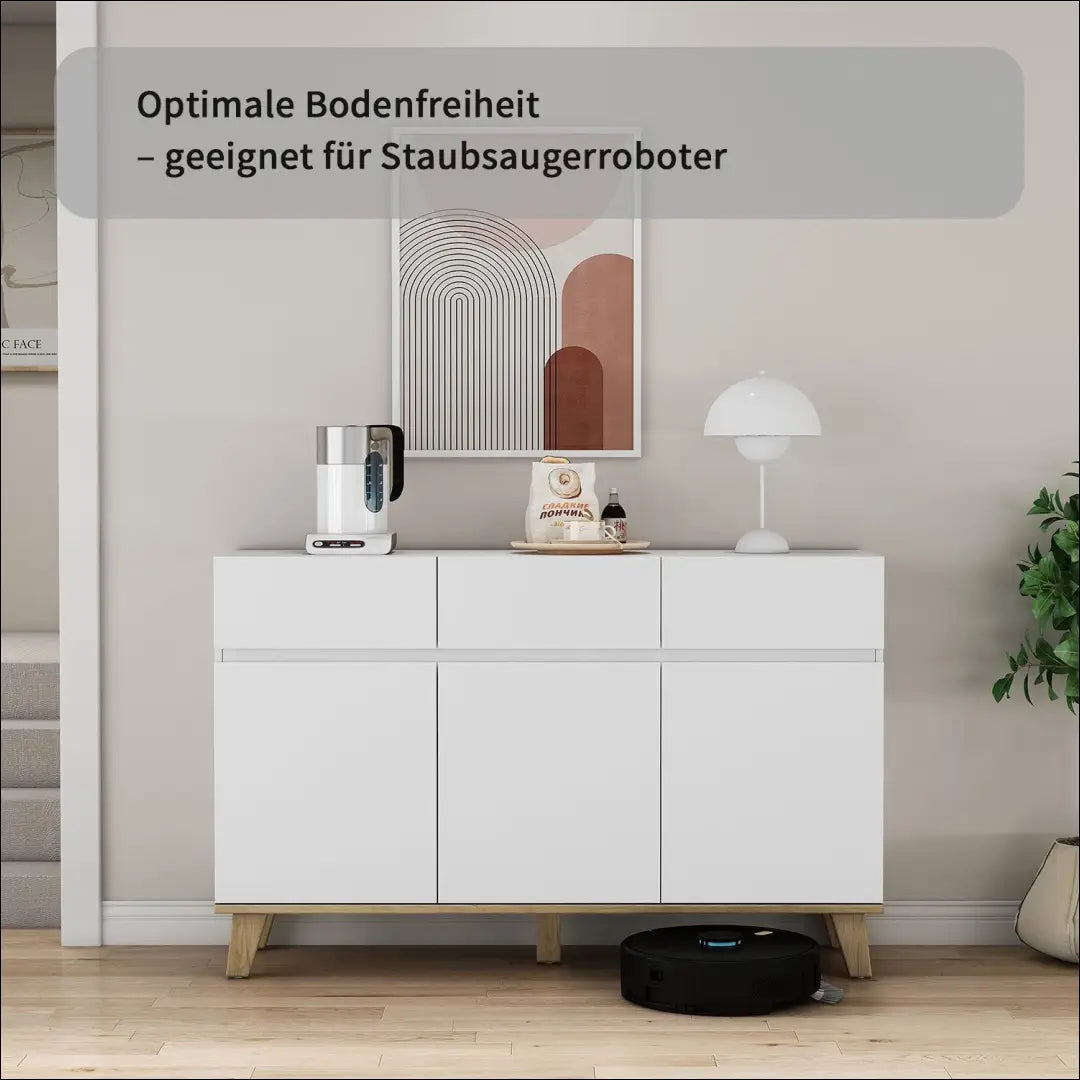 Komoda SI2264 - €210 Save 50% __label:Pristatymas 1-2 d.d., color-balta, color-ruda, komodos, material-mdf Virš €200