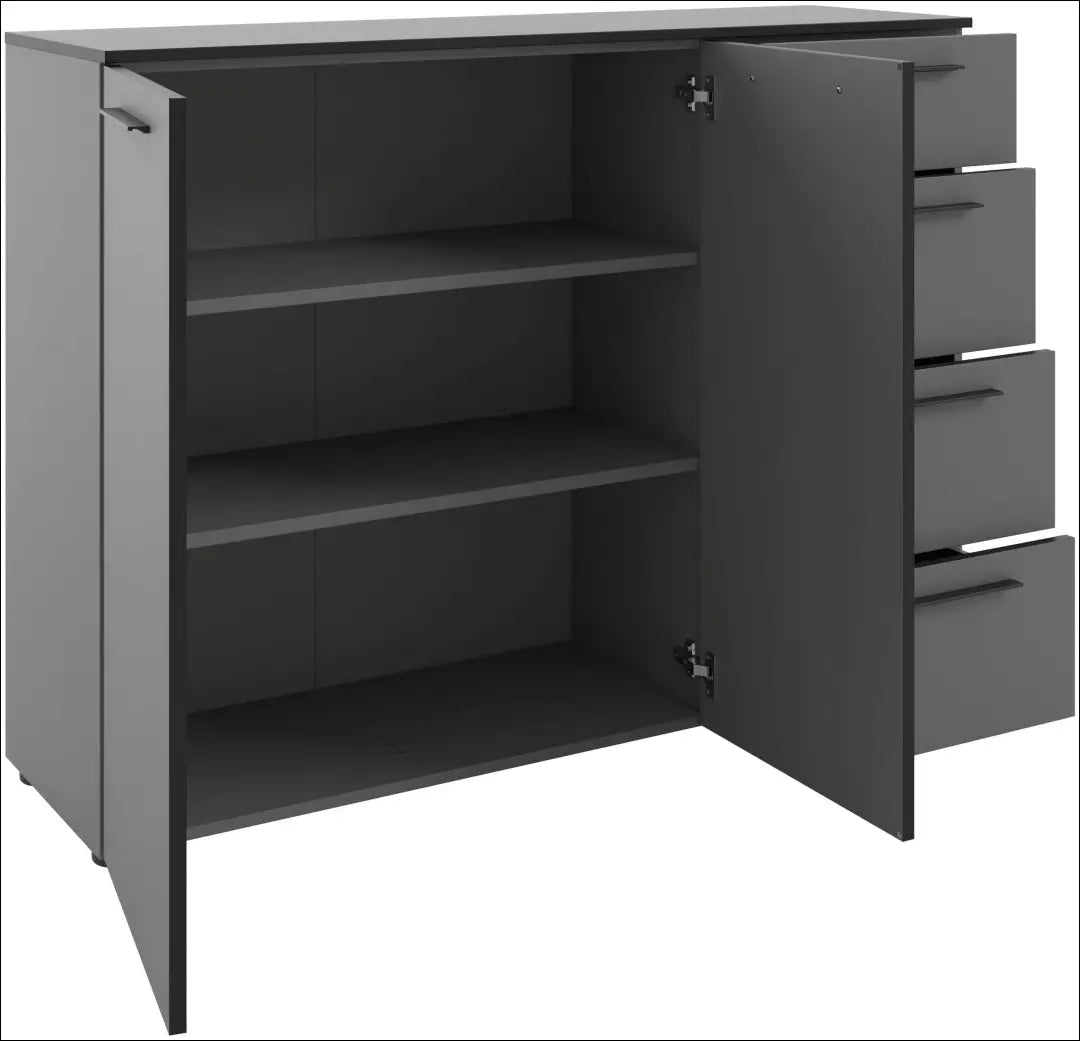 Komoda SI2269 - €350 Save 50% __label:Pristatymas 1-2 d.d., color-pilka, komodos, material-mediena, miegamojo Virš €200