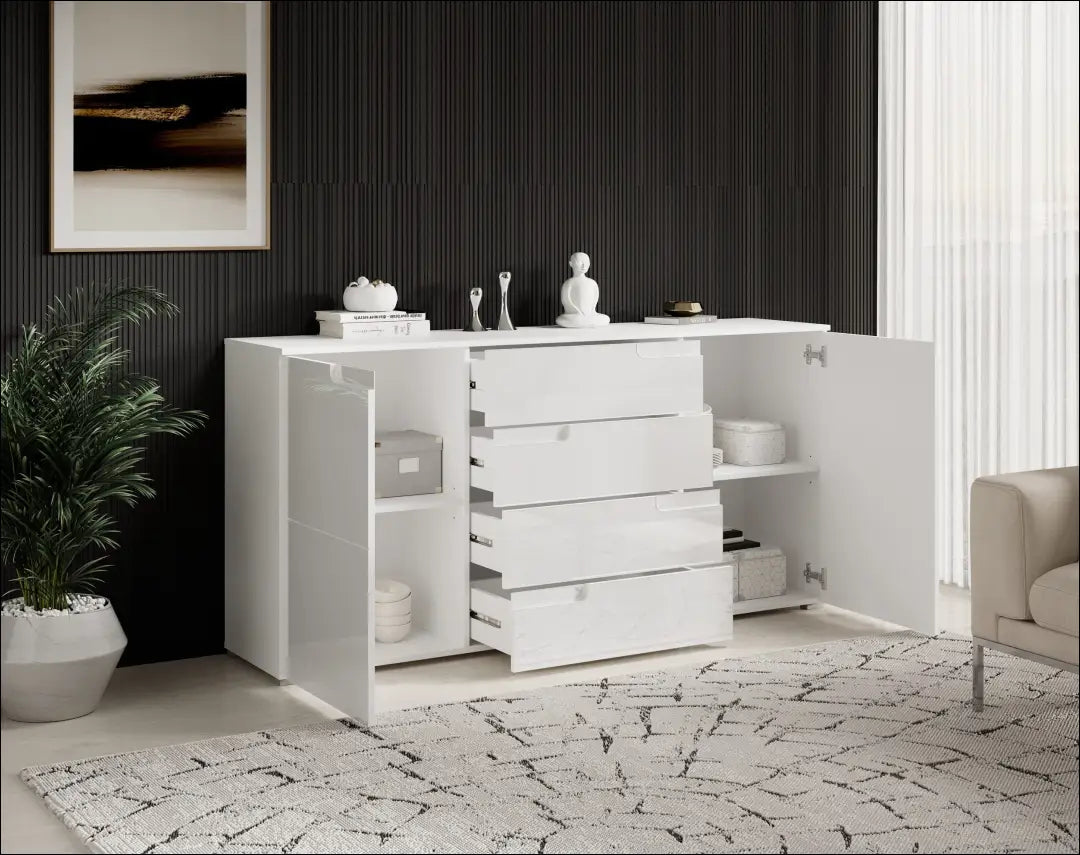 Komoda SI2285 - €280 Save 50% __label:Pristatymas 1-2 d.d., color-balta, komodos, material-mediena, miegamojo Virš €200