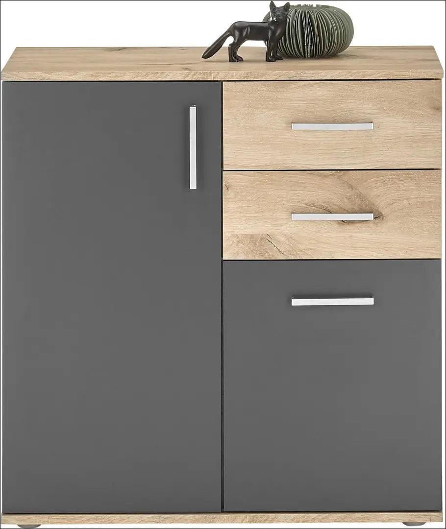 Komoda SI2294 - €70 Save 50% __label:Pristatymas 1-2 d.d., color-pilka, color-ruda, komodos, material-mediena €50