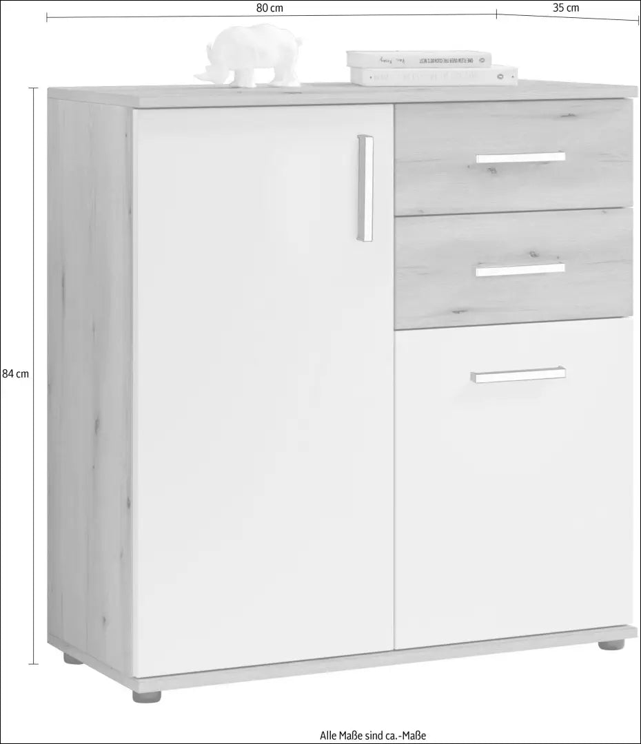 Komoda SI2294 - €70 Save 50% __label:Pristatymas 1-2 d.d., color-pilka, color-ruda, komodos, material-mediena €50
