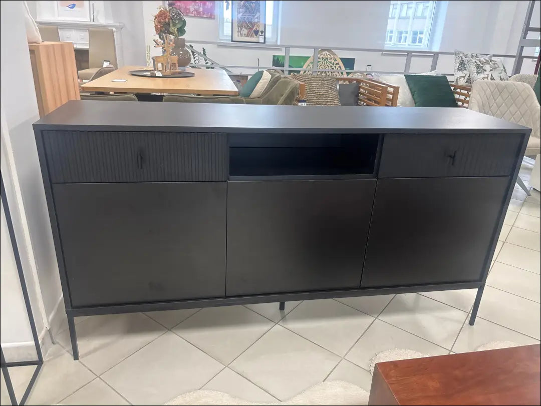 Komoda SI2464 - €220 Save 50% __label:Pristatymas 1-2 d.d., color-juoda, komodos, material-mdf, material-mediena Juoda