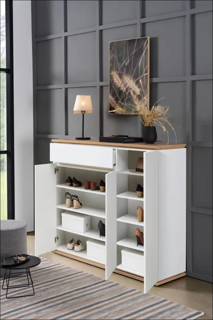 Komoda SI2476 - €190 Save 50% 100-200, __label:Pristatymas 1-2 d.d., batu-lentyna, batu-spintele, color-balta Balta