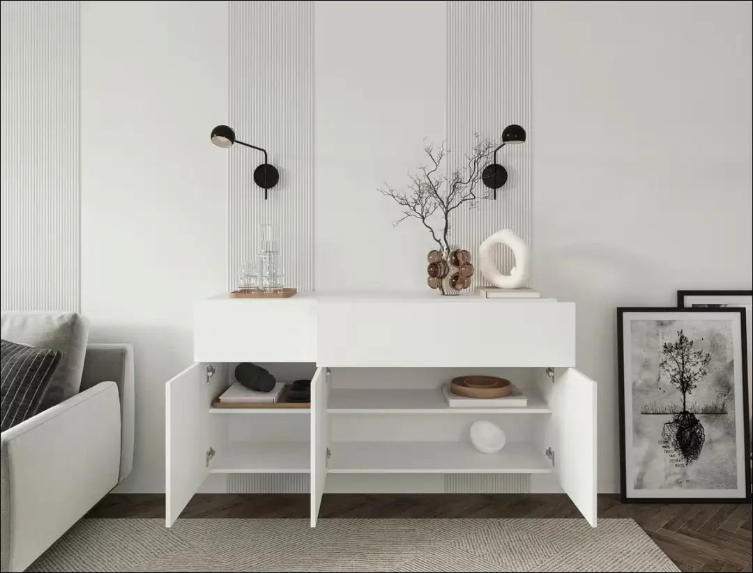 Komoda SI2481 - €90 Save 60% 50-100, __label:Pristatymas 1-2 d.d., color-balta, material-mediena, pazeistas Balta