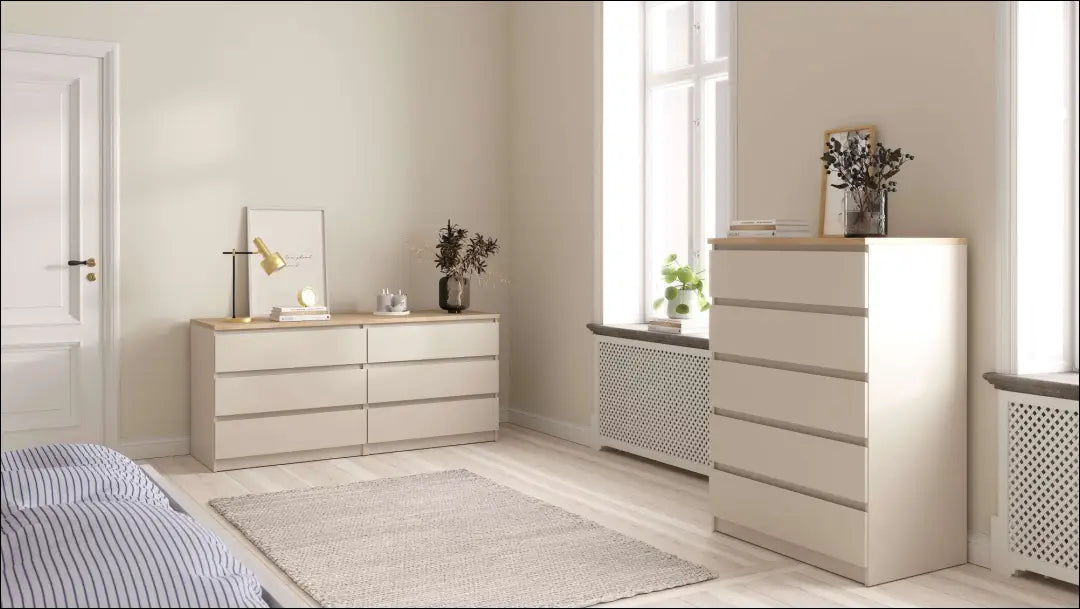 Komoda SI2491 - €145 Save 50% 100-200, __label:Pristatymas 1-2 d.d., color-ruda, color-smelio, komodos miegamojo