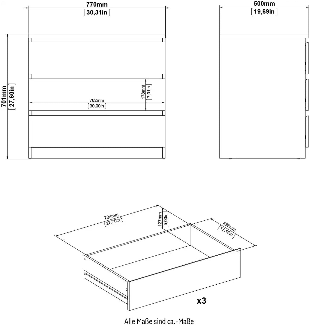 Komoda SI2496 - €35 Save 75% 25-50, __label:Pristatymas 1-2 d.d., color-juoda, material-mediena, pazeistas €25 to €50