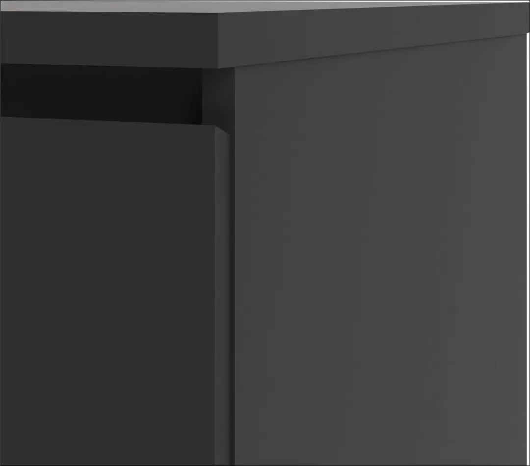 Komoda SI2496 - €35 Save 75% 25-50, __label:Pristatymas 1-2 d.d., color-juoda, material-mediena, pazeistas €25 to €50