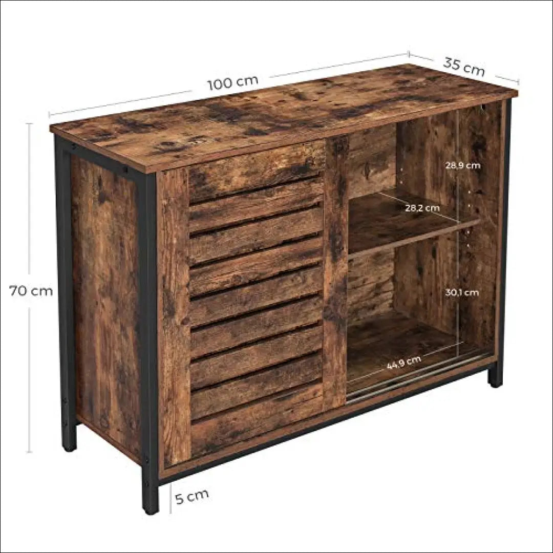 Komoda SM1133 - €183 Save 40% 100-200, __label:Pristatymas 5-14 d.d., komodos, notouch30, song 100x35x70cm / Ruda