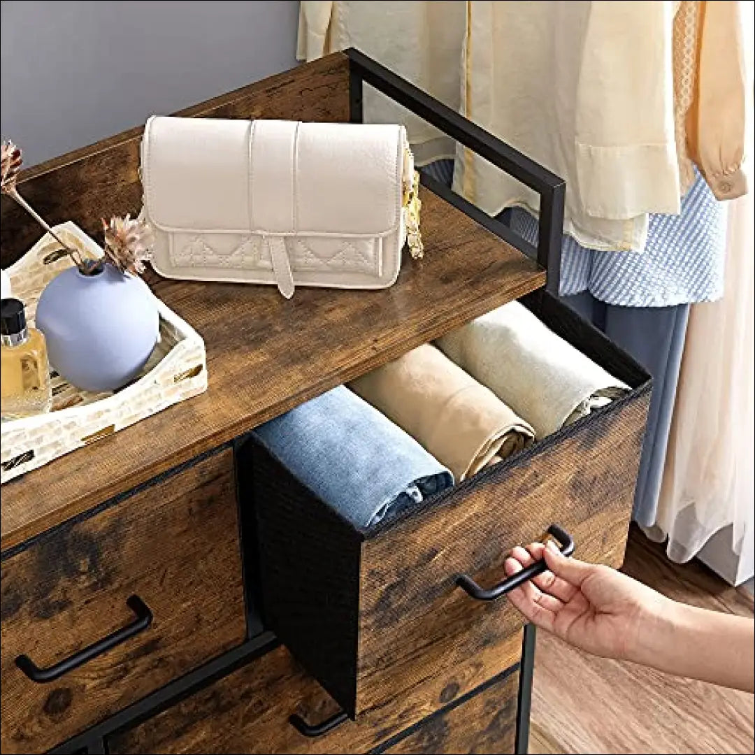 Komoda SM483 - €136 Save 40% 100-200, __label:Pristatymas 5-14 d.d., komodos, notouch30, song 98x28.5x85cm / Ruda