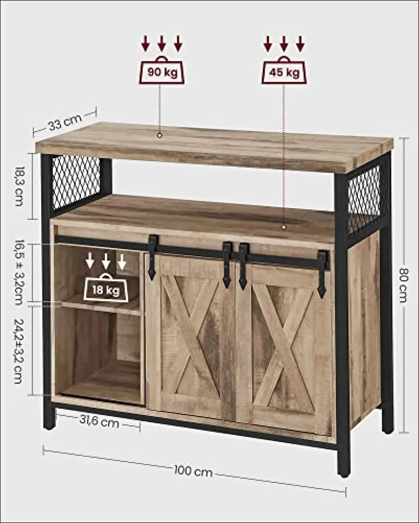 Komoda/Spintelė SM1123 - €202 Save 40% __label:Pristatymas 5-14 d.d., komodos, notouch30, over-200, song 100x33x80cm
