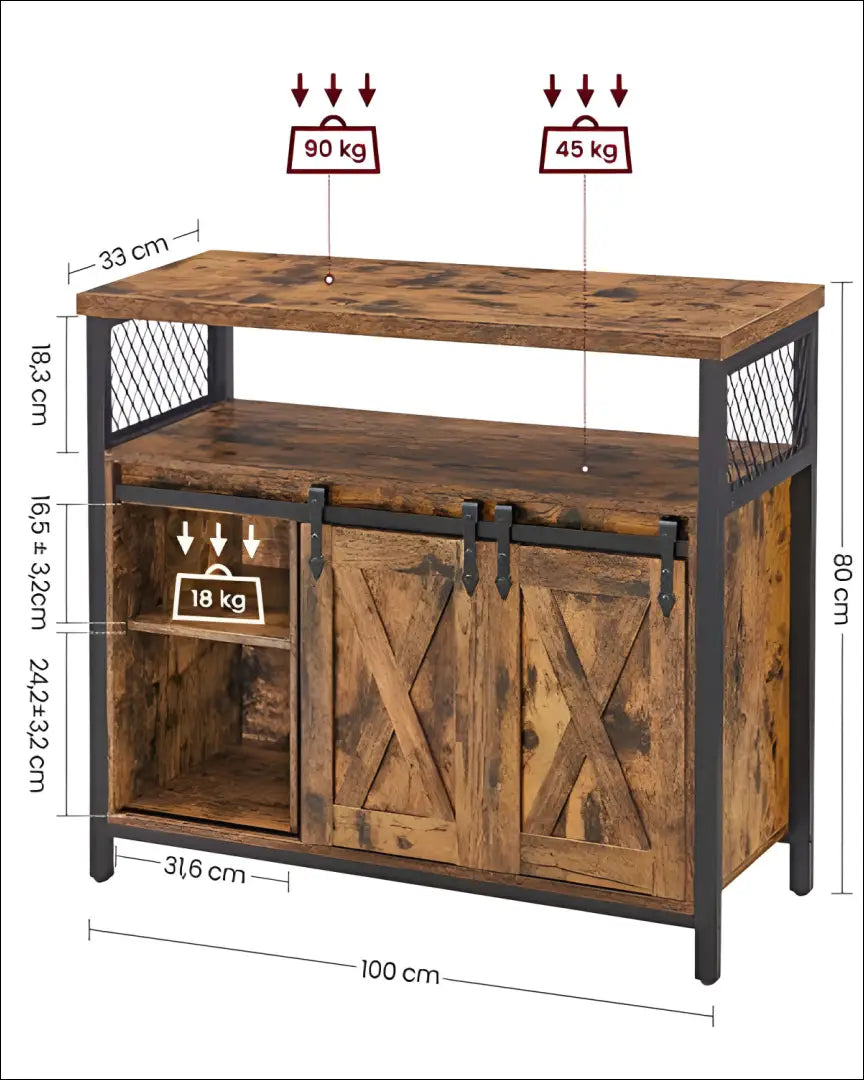 Komoda/Spintelė SM1124 - €202 Save 40% __label:Pristatymas 5-14 d.d., komodos, notouch30, over-200, song 100x33x80cm
