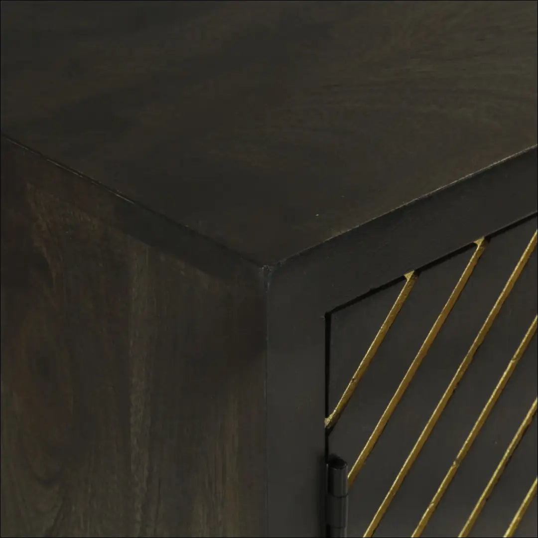 Komodėlė SI1878 - €168 Save 50% 100-200, __label:Pristatymas 1-2 d.d., color-auksine, color-juoda, komodos €100 to €200